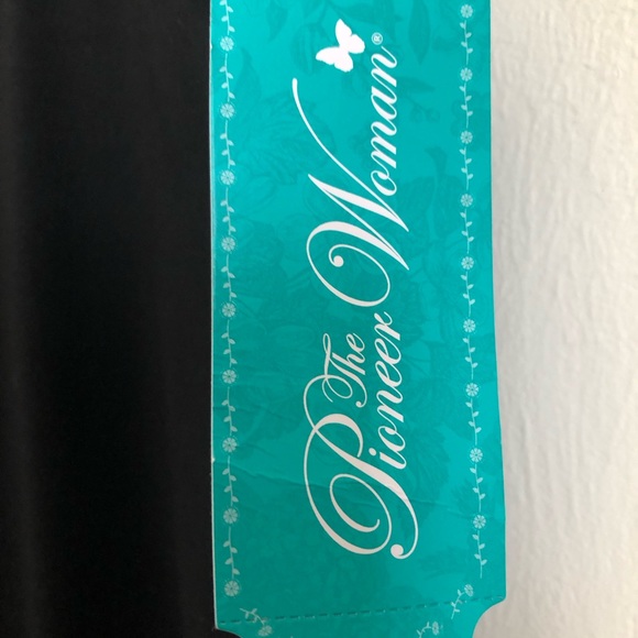 THE PIONEER WOMAN Womens Pull On Millennium Cropped Pants Black Size 1X 16-18 - Picture 5 of 12